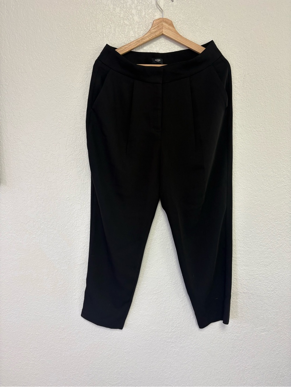 Express Black Stylist Ankle- Super High Rise